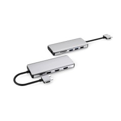 eSTUFF USB-C 12-in-1 Mobile Hub ES623010 - Ultimate Connectivity for All Your Devices
